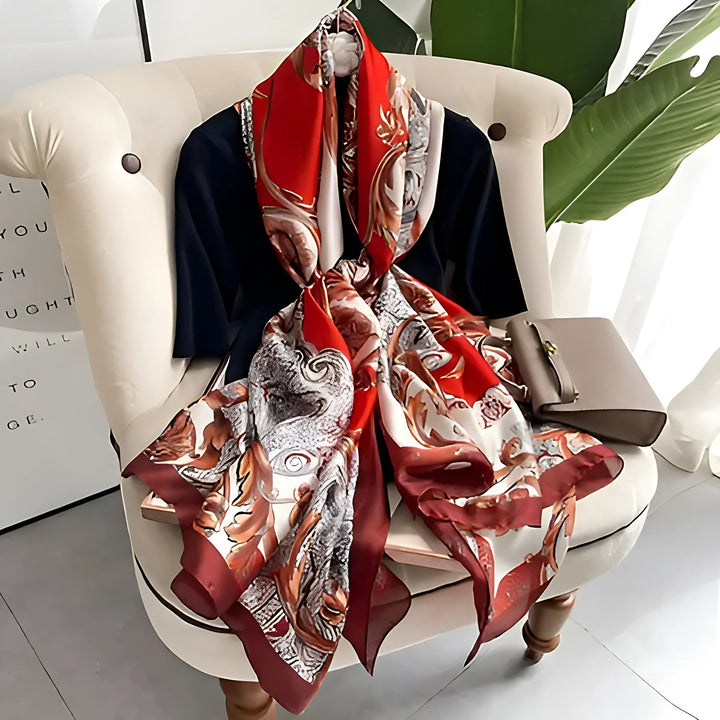 Luxury Silk Scarf - GlimmaStyle