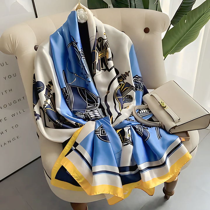 Luxury Silk Scarf - GlimmaStyle