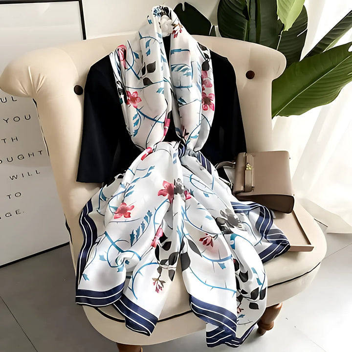 Luxury Silk Scarf - GlimmaStyle