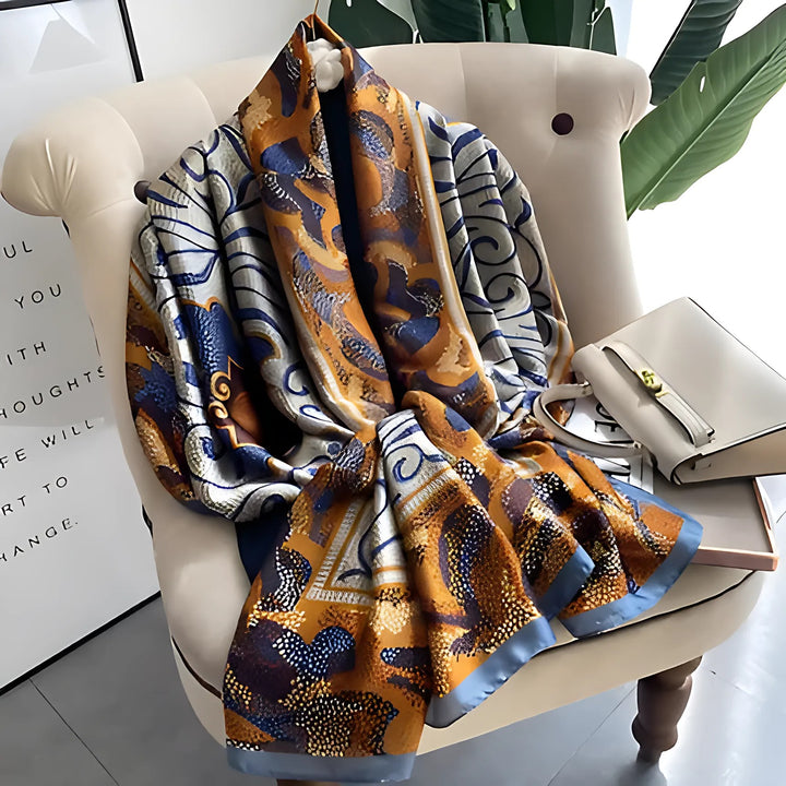 Luxury Silk Scarf - GlimmaStyle