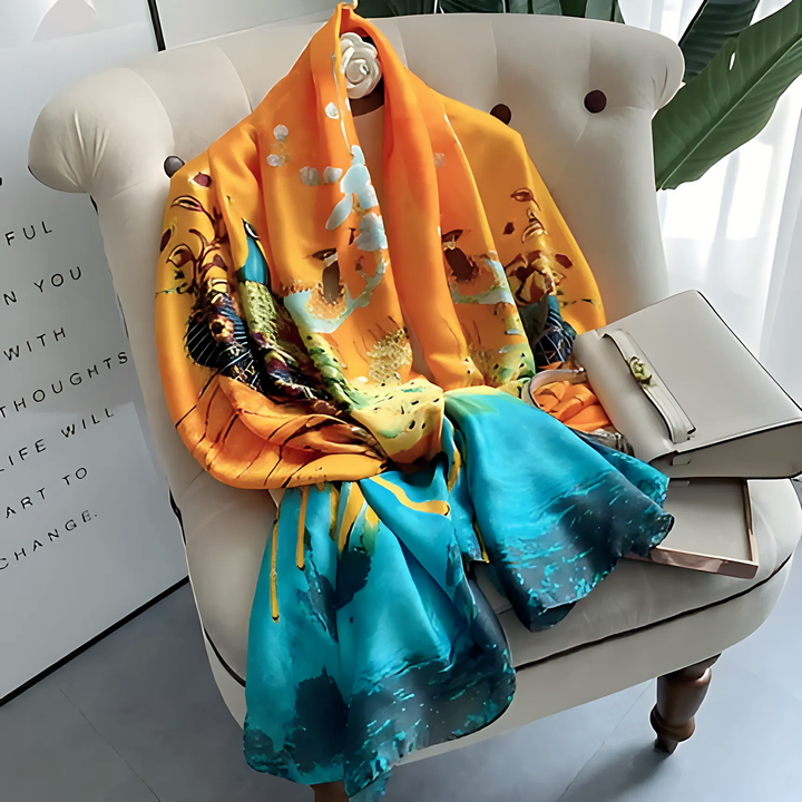 Luxury Silk Scarf - GlimmaStyle