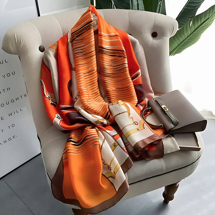 Luxury Silk Scarf - GlimmaStyle