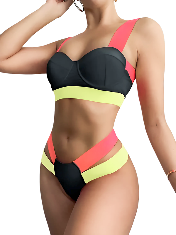 Patchwork Sexy Swimwear - GlimmaStyle