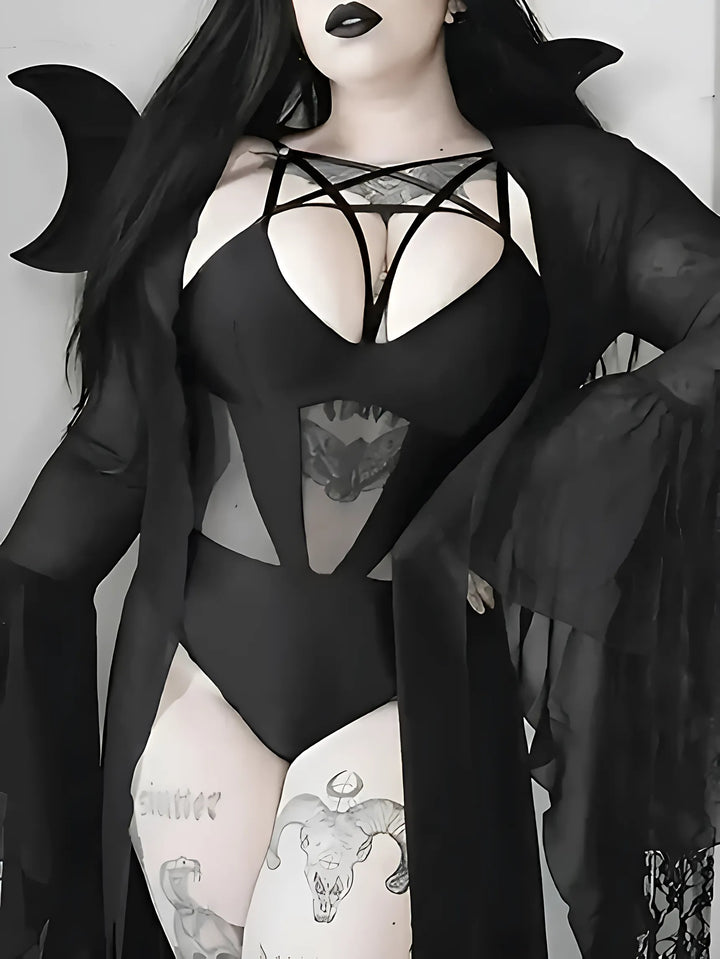 Pentagram Bodysuit - GlimmaStyle