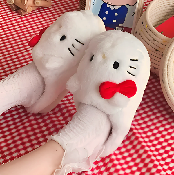 Plush Slippers - GlimmaStyle