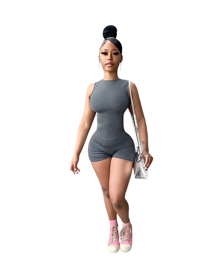 Sexy Bodycon Gym Bodysuit - GlimmaStyle