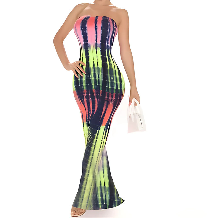 Strapless Summer Dress - GlimmaStyle