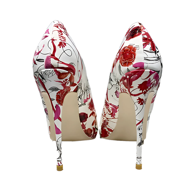 Veowalk Flowers Stiletto Pumps - GlimmaStyle