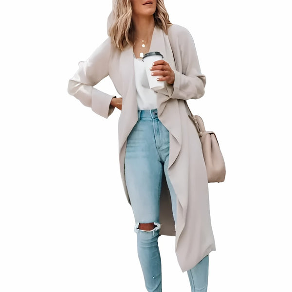 Women's Windbreaker Trench Coat - GlimmaStyle