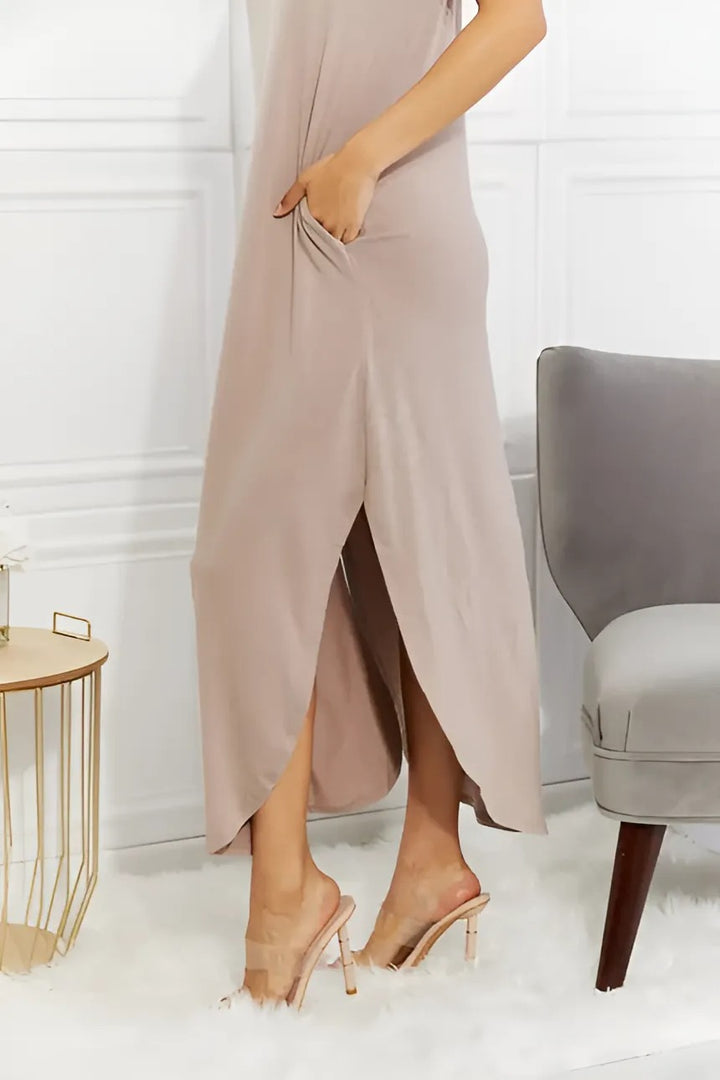 Zenana Full Size Maxi Dress - GlimmaStyle