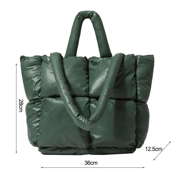 Fashion Large Tote Padded Handbags - GlimmaStyle