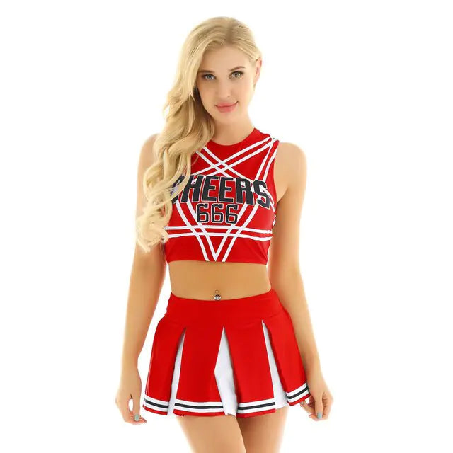 Cheerleader Costume Set - GlimmaStyle