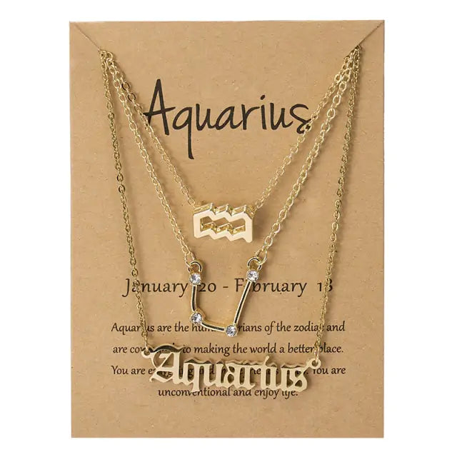 Zodiac Sign Necklace - GlimmaStyle