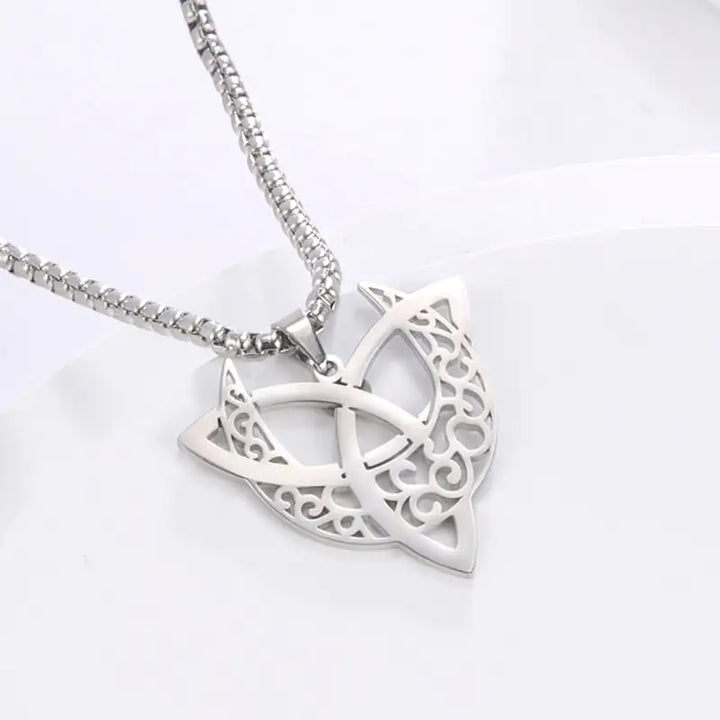 Triquetra Moon Pentagram Necklaces - GlimmaStyle