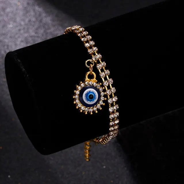 Classic Turkish Evil Eye Bracelet - GlimmaStyle