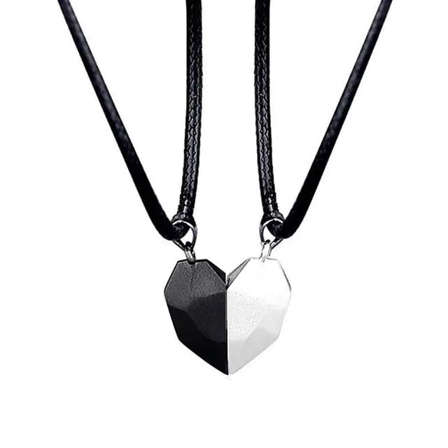 Korean Fashion Magnetic Couple Necklace - GlimmaStyle