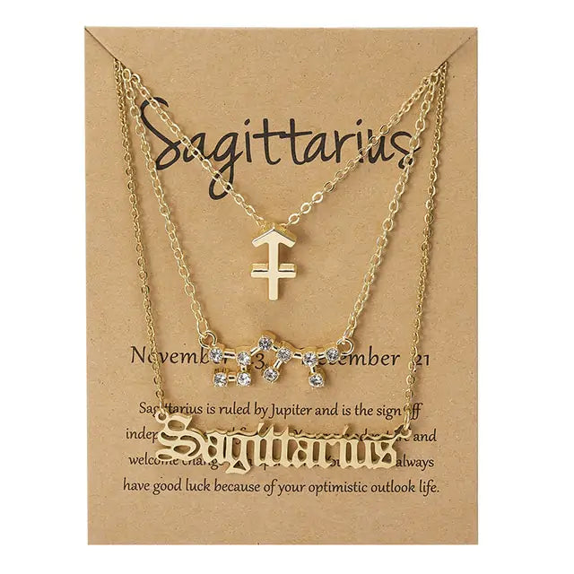 Zodiac Sign Necklace - GlimmaStyle