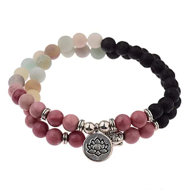 Charm Retro Buddha Bead Bracelet - GlimmaStyle