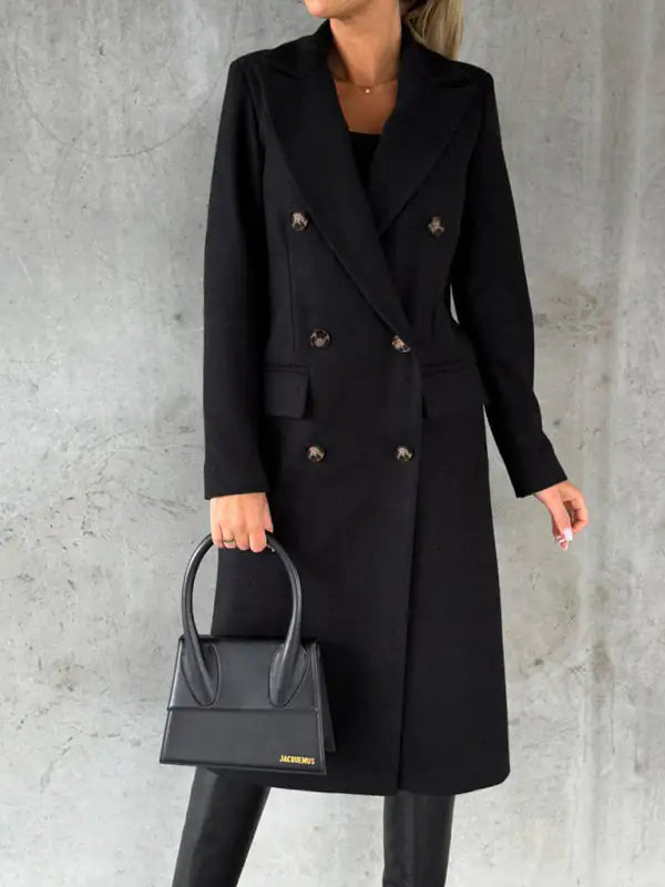 Business Casual Overcoat for Women - GlimmaStyle