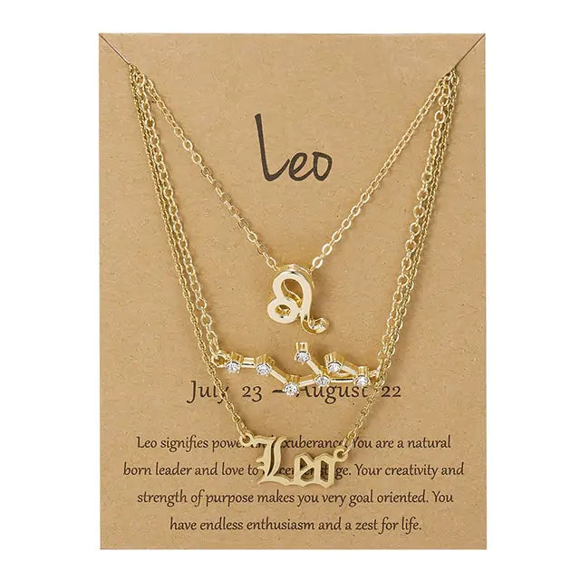 Zodiac Sign Necklace - GlimmaStyle