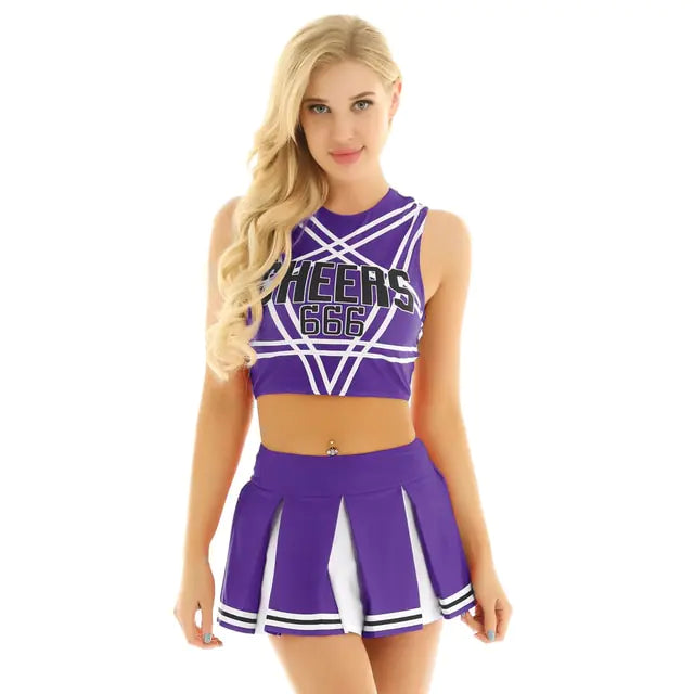 Cheerleader Costume Set - GlimmaStyle