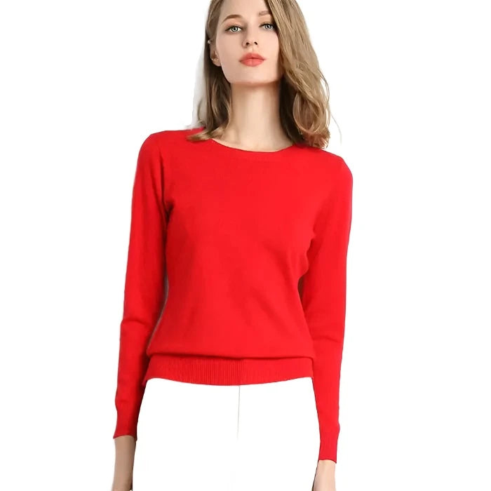 Knitted Pullover Women Sweater - GlimmaStyle