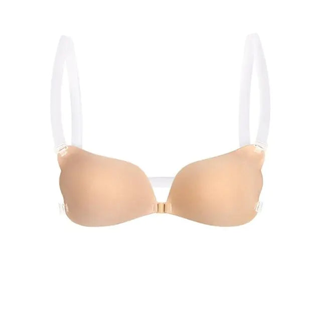 Invisible Push-Up Silicone Bra - GlimmaStyle