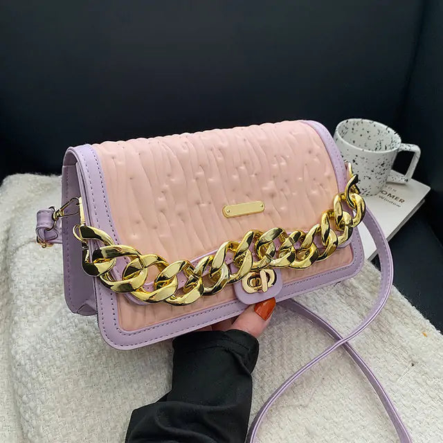 Thick Chain Handbag - GlimmaStyle