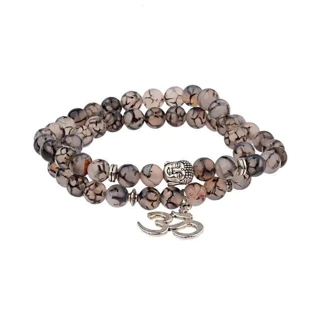 Charm Retro Buddha Bead Bracelet - GlimmaStyle