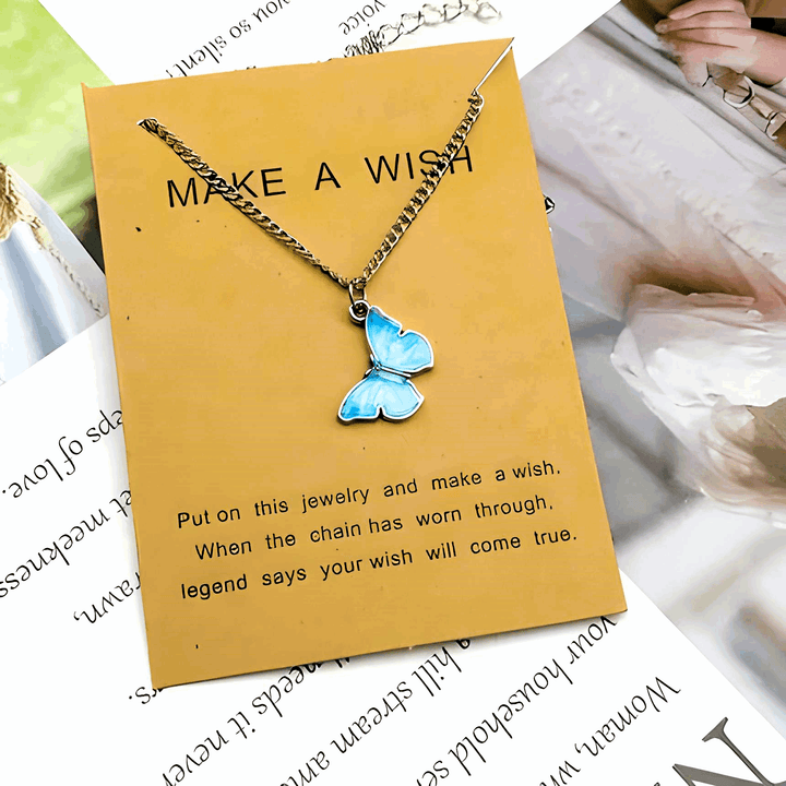 Butterfly Pendant Necklace