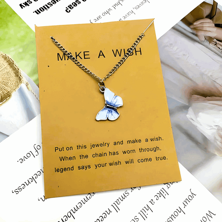 Butterfly Pendant Necklace