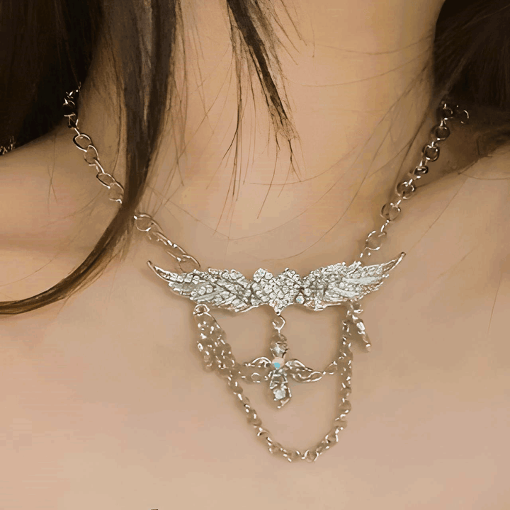 Angel Wings Pendant Necklace