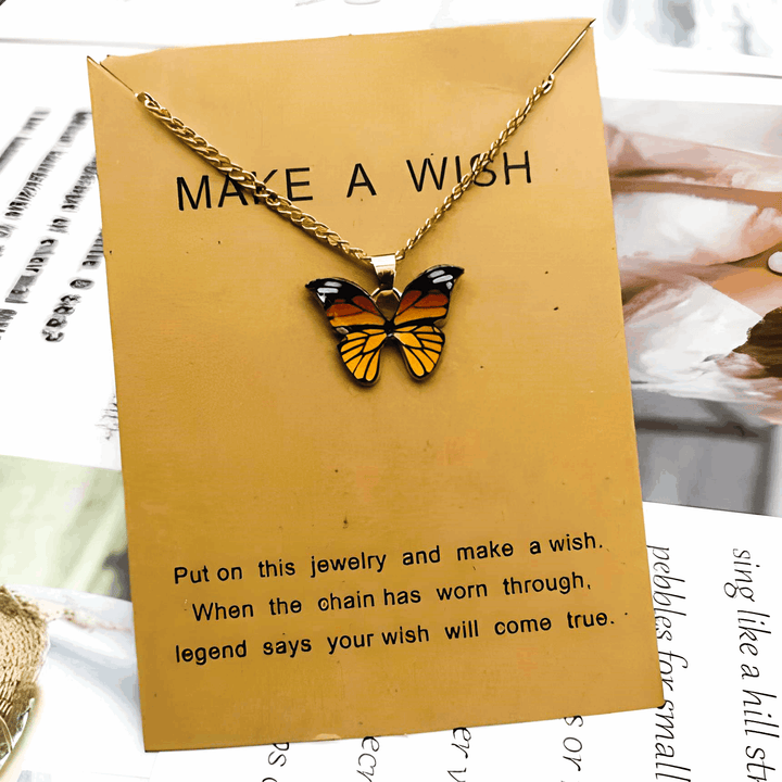 Butterfly Pendant Necklace