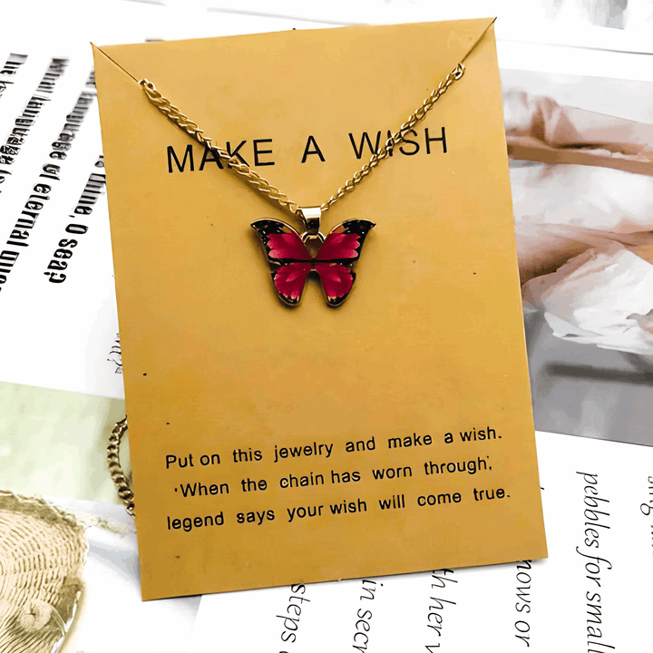 Butterfly Pendant Necklace