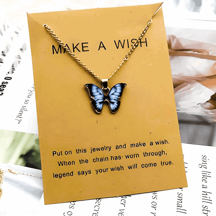 Butterfly Pendant Necklace