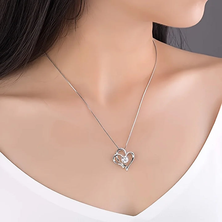 Heart Zircon Necklace - GlimmaStyle