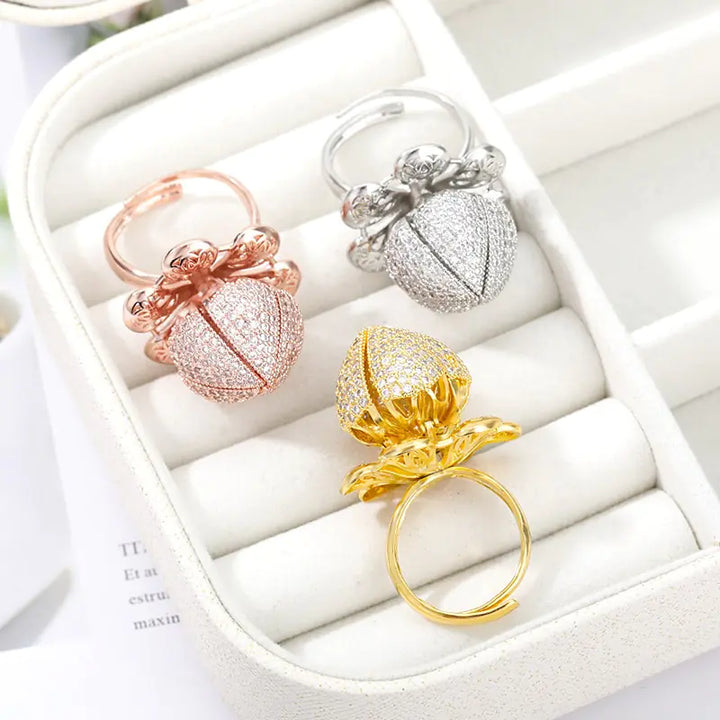 Garland Flowers Rings - GlimmaStyle