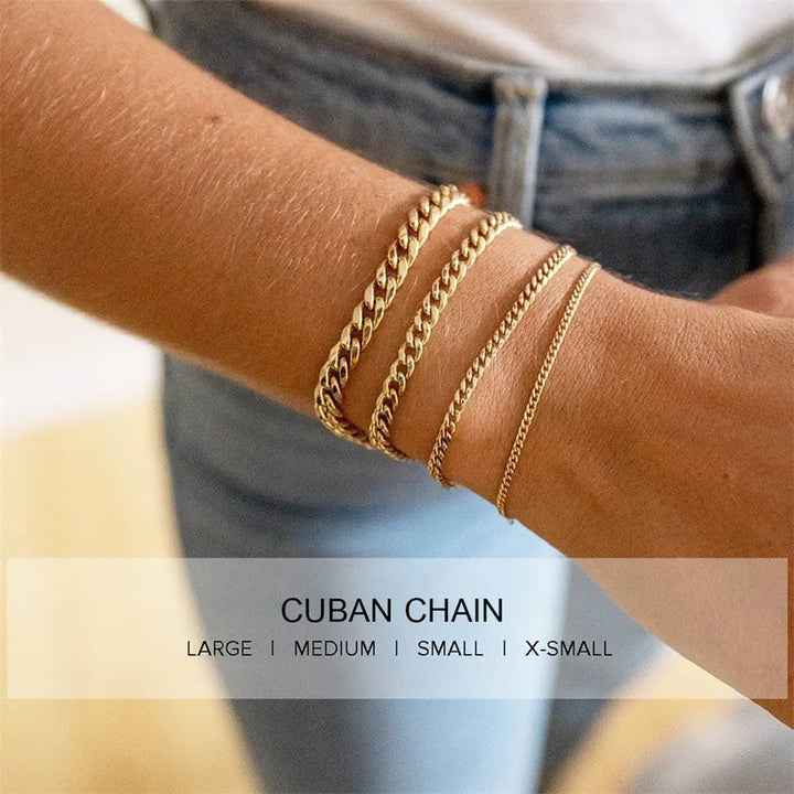 Curb Chain Stainless Steel Bracelet - GlimmaStyle