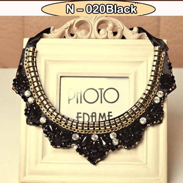 Fashionable Statement Choker Necklace - GlimmaStyle