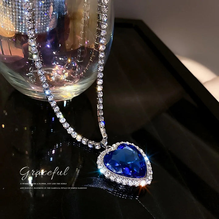 Titanic Heart Of Ocean Necklace - GlimmaStyle