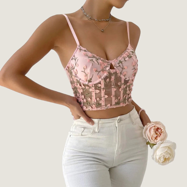 Women's Velvet Fashion Sexy Corset Top - GlimmaStyle