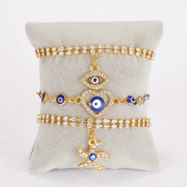 Classic Turkish Evil Eye Bracelet - GlimmaStyle