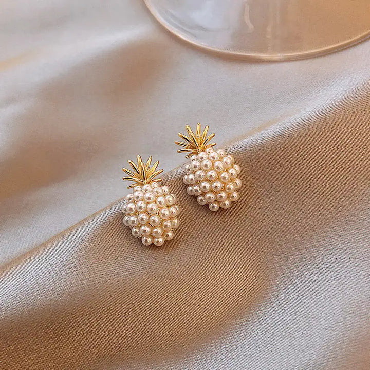 Pineapple Stud Earrings - GlimmaStyle