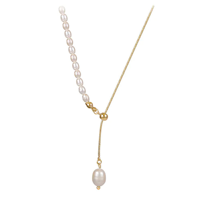 Pearl Chain Necklace - GlimmaStyle