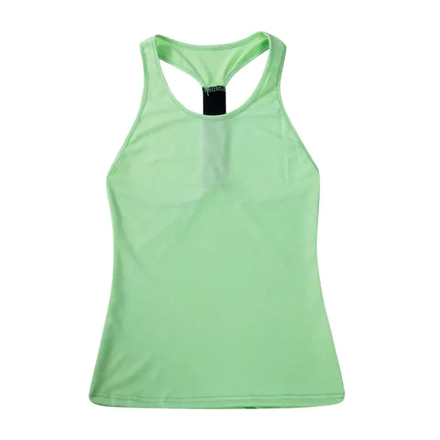 Casual Sleeveless Women  Yoga Shirts - GlimmaStyle