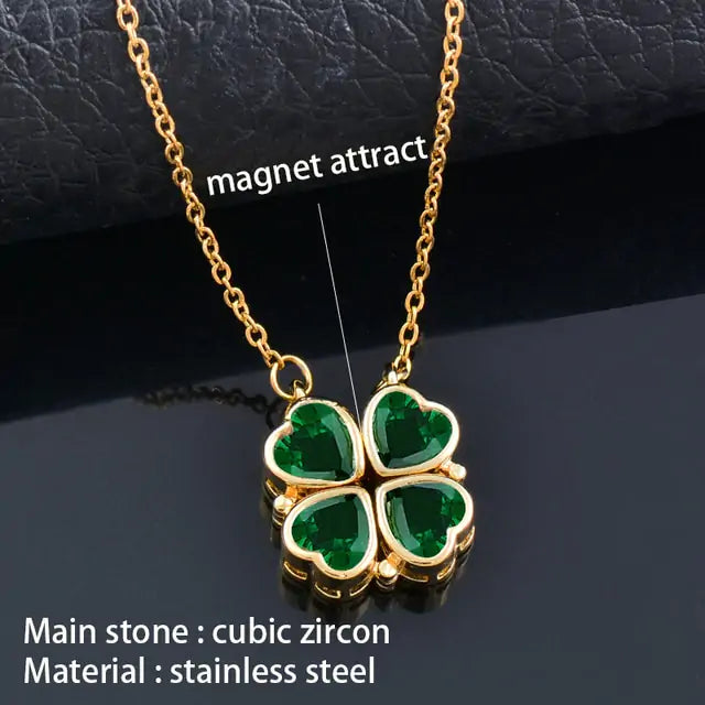 Flower Magnetic Attract Together Necklace - GlimmaStyle