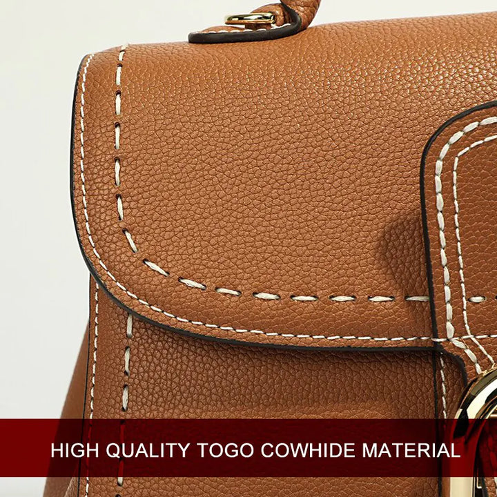 Togo Cowhide Women Handbag - GlimmaStyle