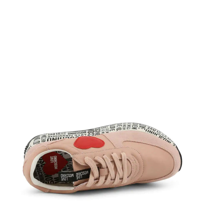 Pink Heart Sneakers - GlimmaStyle