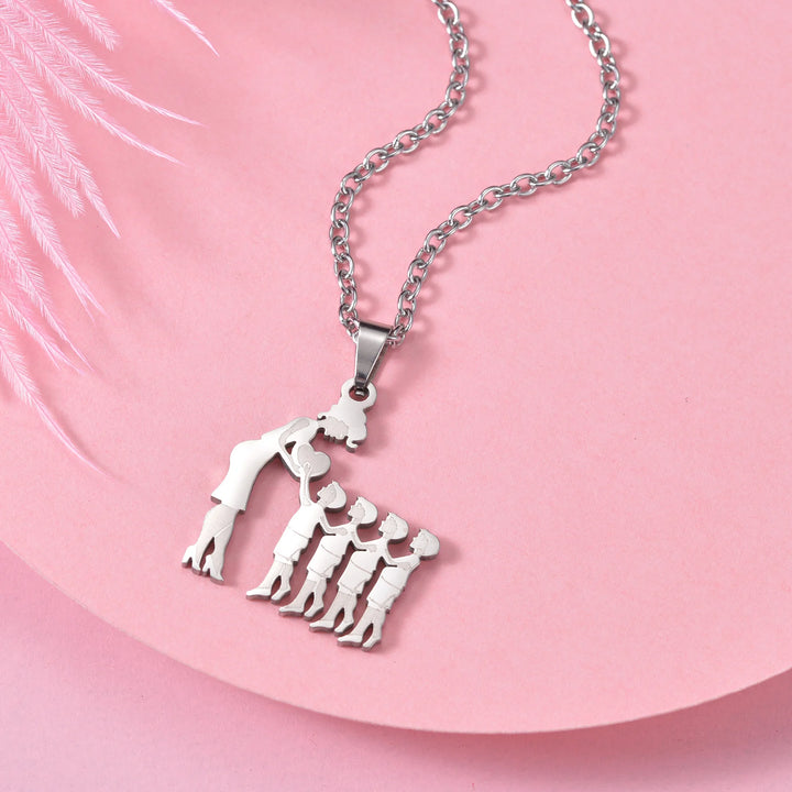 Family Silver Necklaces - GlimmaStyle