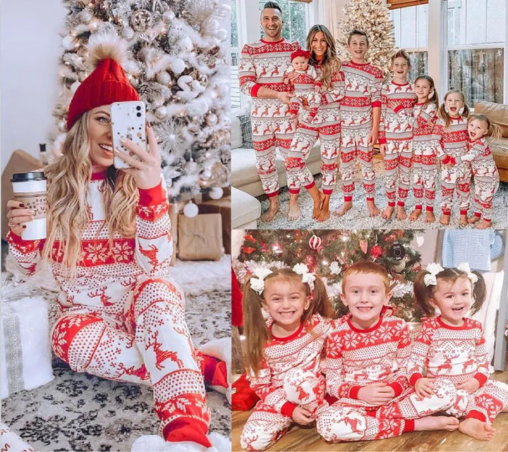 Christmas Pajamas Fall Family Set - GlimmaStyle